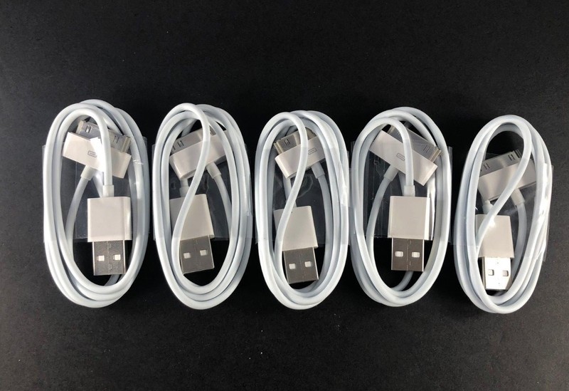 5x 6FT USB Sync Data Charging Charger Cable Cord fits i Phone 4 4S Pod Touch 4th