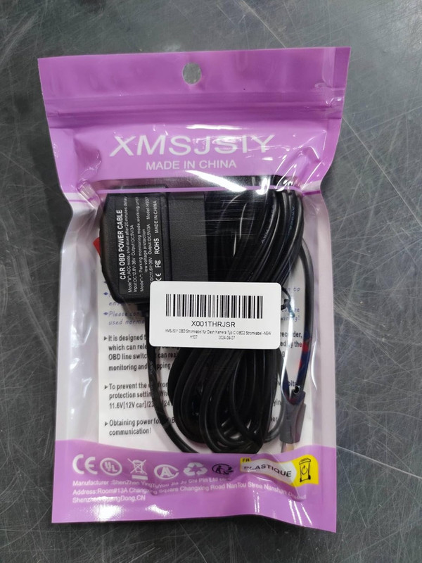 OBD Power Cable for Dash Camera Type C OBD2 Power Cable Adapter Hardwire Charger gallery