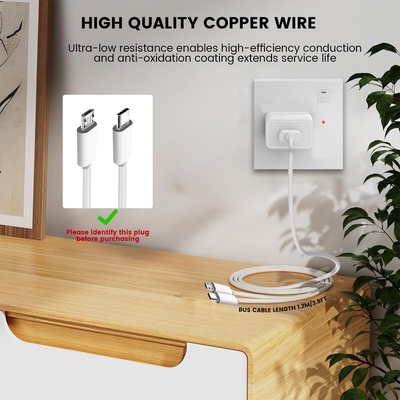 USB-C Charging Cable Charger Compatible with Elvie Baby Products Feeding Brea... gallery