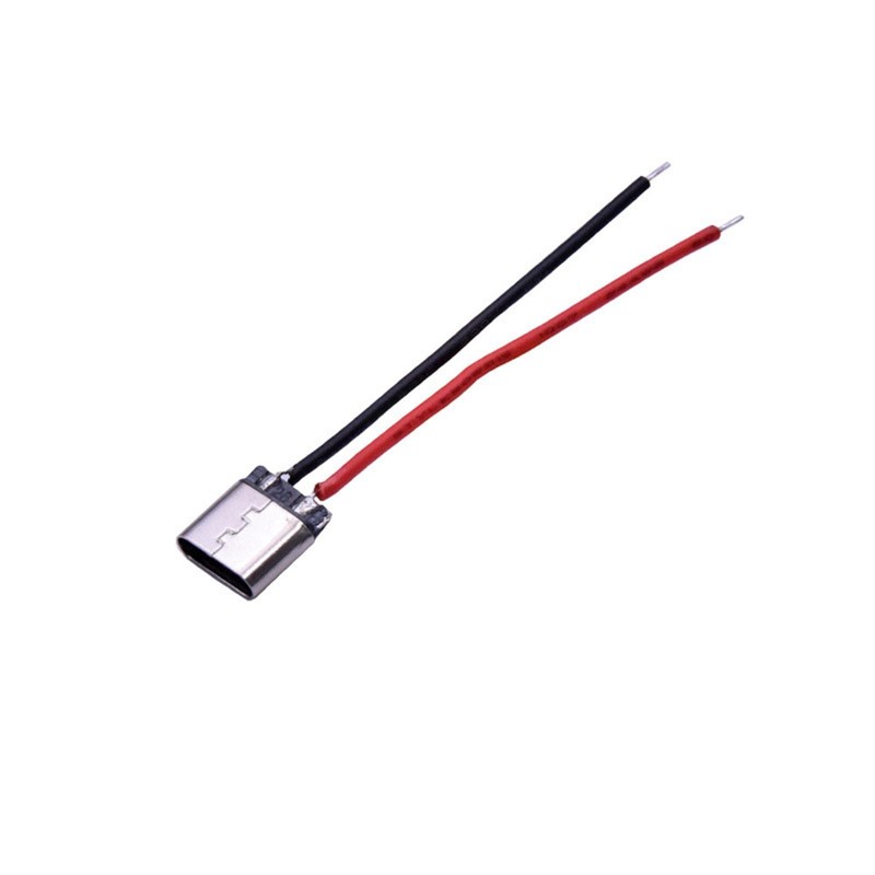 20Pcs 45mm USB Type-C 2-Pin Welding Wire Female Connector Cable Female Socket d gallery