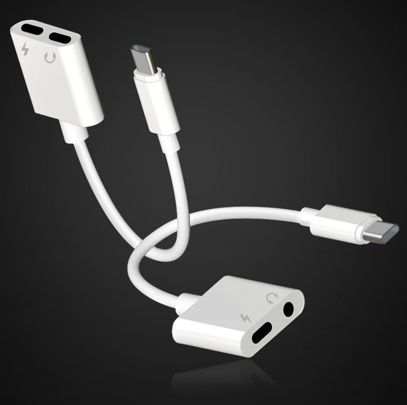 USB Type-C USB-C to 3.5mm Headphone Audio Jack Cable Adapter Charging/Call/Music gallery