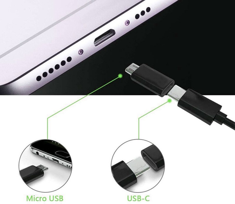 12X Micro Male USB to 3.1 Type C Female Charging & Data Adapter Converter 12 pcs gallery