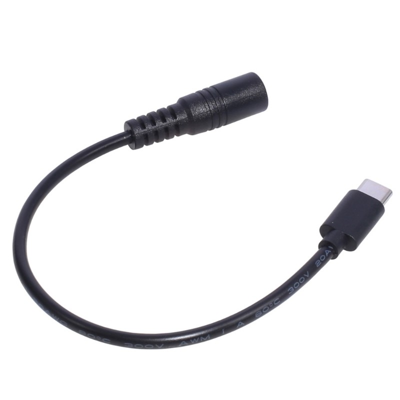 Type-C to DC Power Cable 5V DC 5.5 x 2.1mm Female to USB C Plug Charging Cable gallery