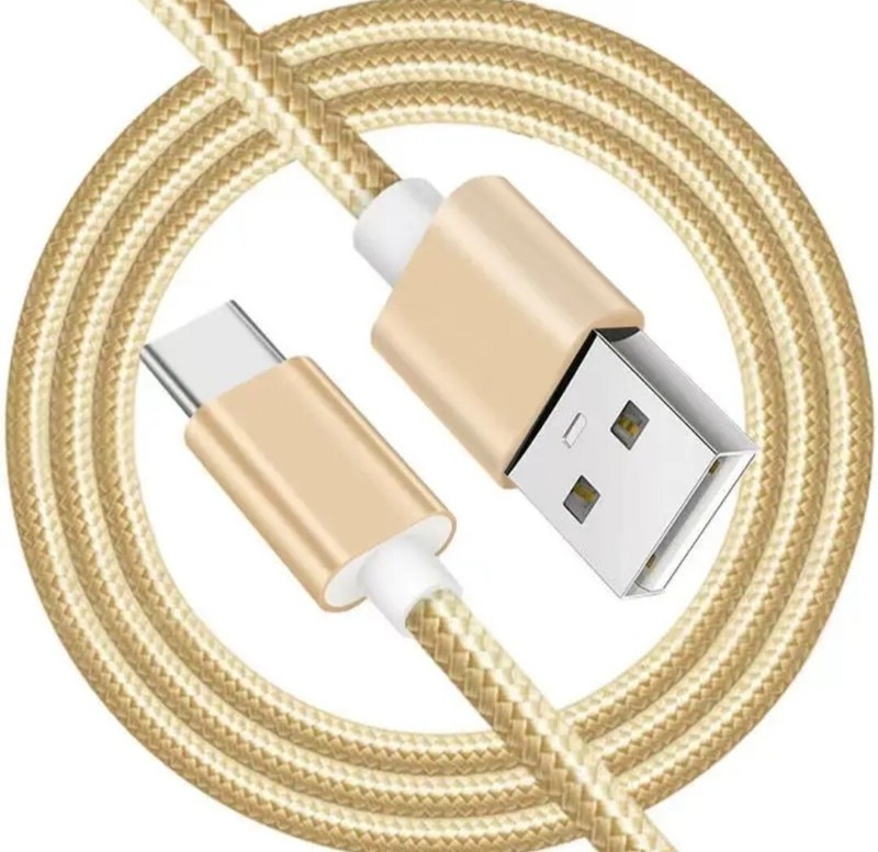 USB C charging cable protected by Braided nylon, 3ft and 6ft long gallery