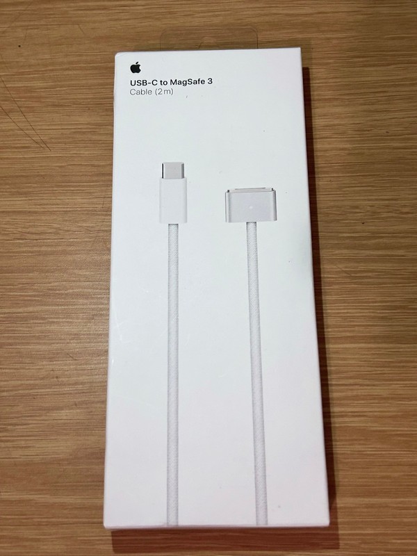Apple USB-C to MagSafe 3 Cable (2 m) – Genuine OEM – New Sealed – MacBook Pro/Ai