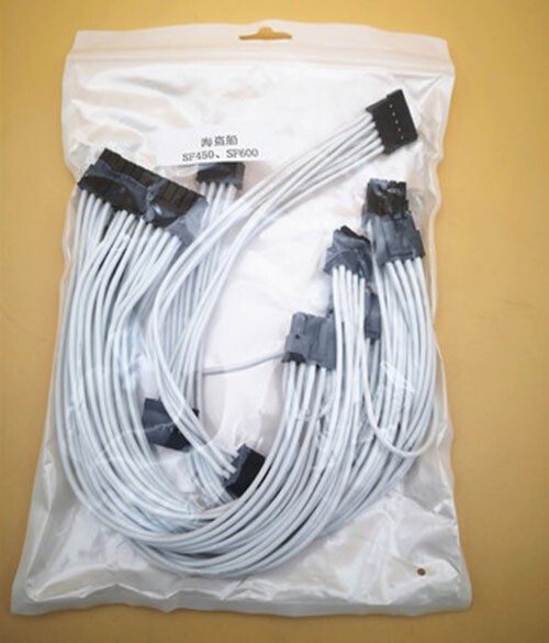 New Soft Silicone Module Wire For CORSAIR SFX SF450 SF600 SF750 Power Supply