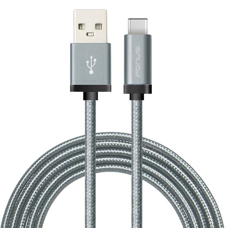 Type-C 6ft USB Cable Charger Cord Power Wire USB-C for Cell Phones
