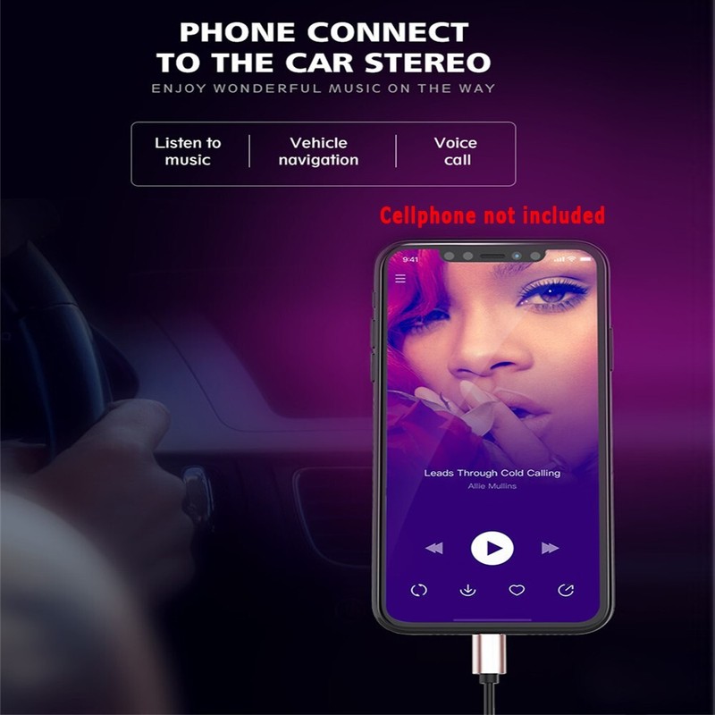 Lightweight Ultra-Durable Type C to 3.5mm Male Audio Cable for iPhone Samsung LG gallery