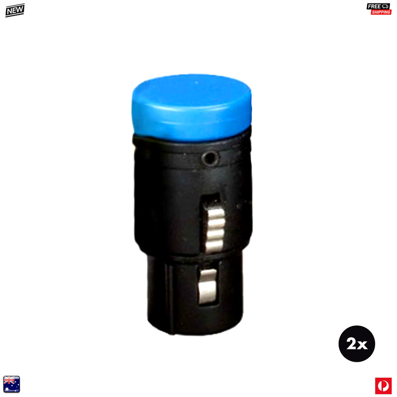 2 x Ambient Low-Profile XLR5F connectors – Blue Cap – BARGAIN – Free Shipping