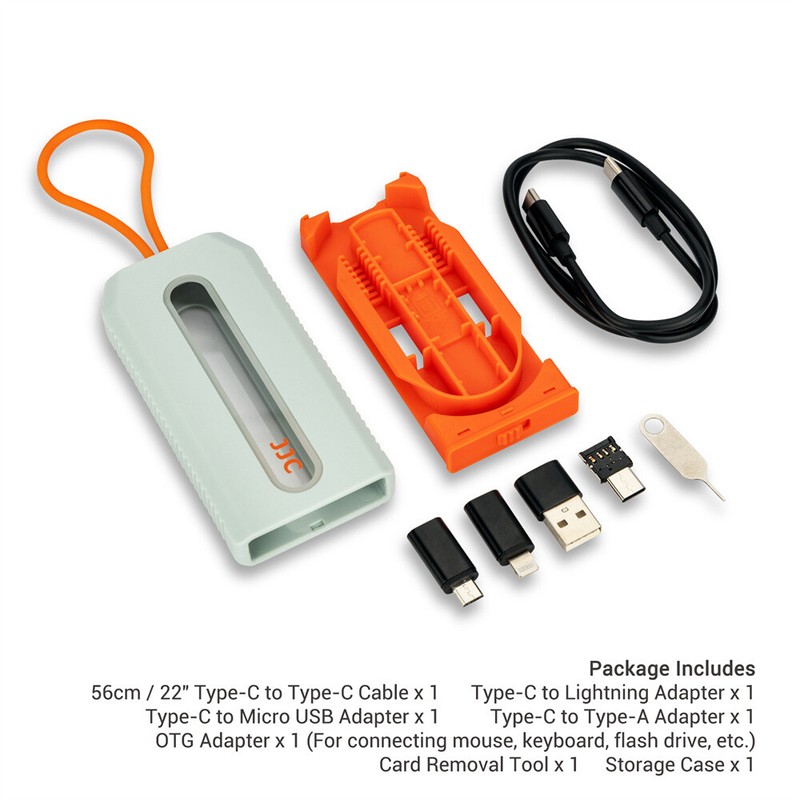 Multi-Function 22"65W USB Type C Cable+Type A Micro USB OTG Adapter Case Travel gallery
