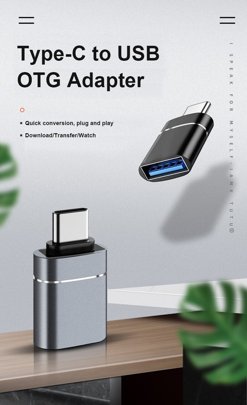 Type C To USB Adapter USB A 3.0 Male Female USB C OTG Data Connector Converter gallery