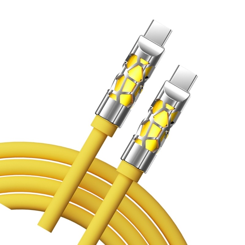 240W 5A USB Type C Charging Cable, Liquid Silicone Power Cord, 1.2 m Length