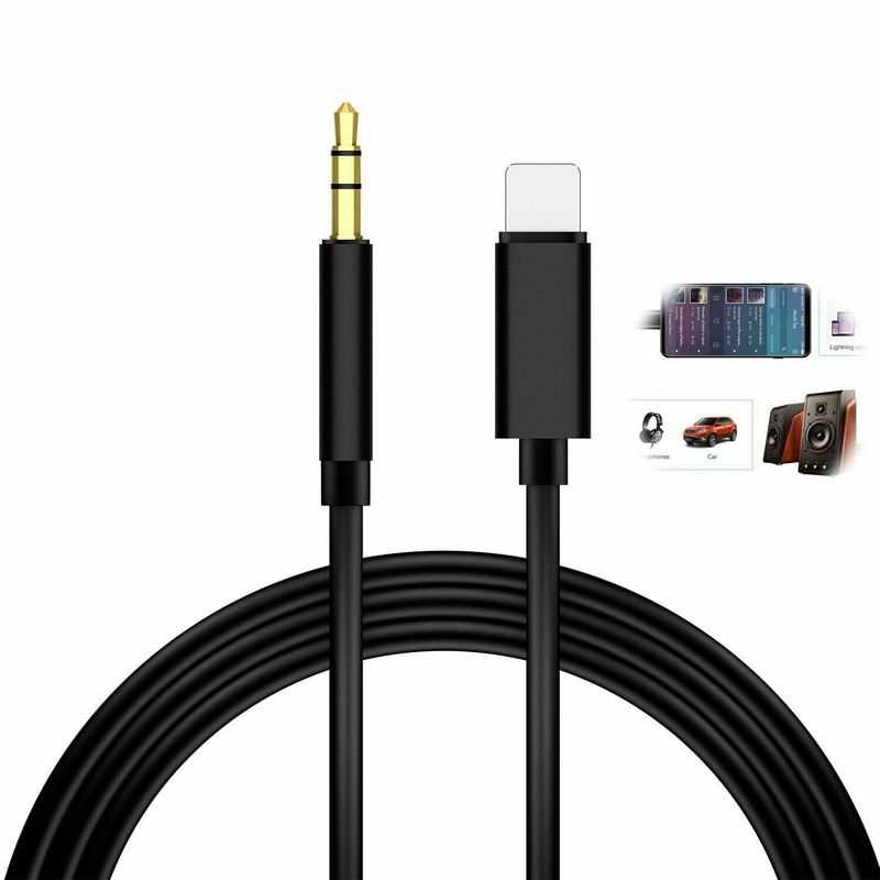 Adapter to 3.5mm AUX Audio Jack Car Adapter Cable Cord For iPhone 7 8 11 X XS XR gallery