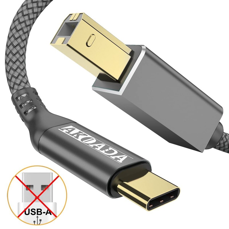 Printer Cable, USB B to USB C Printer Cable 5ft, Type B to Type C Cord Compat... gallery