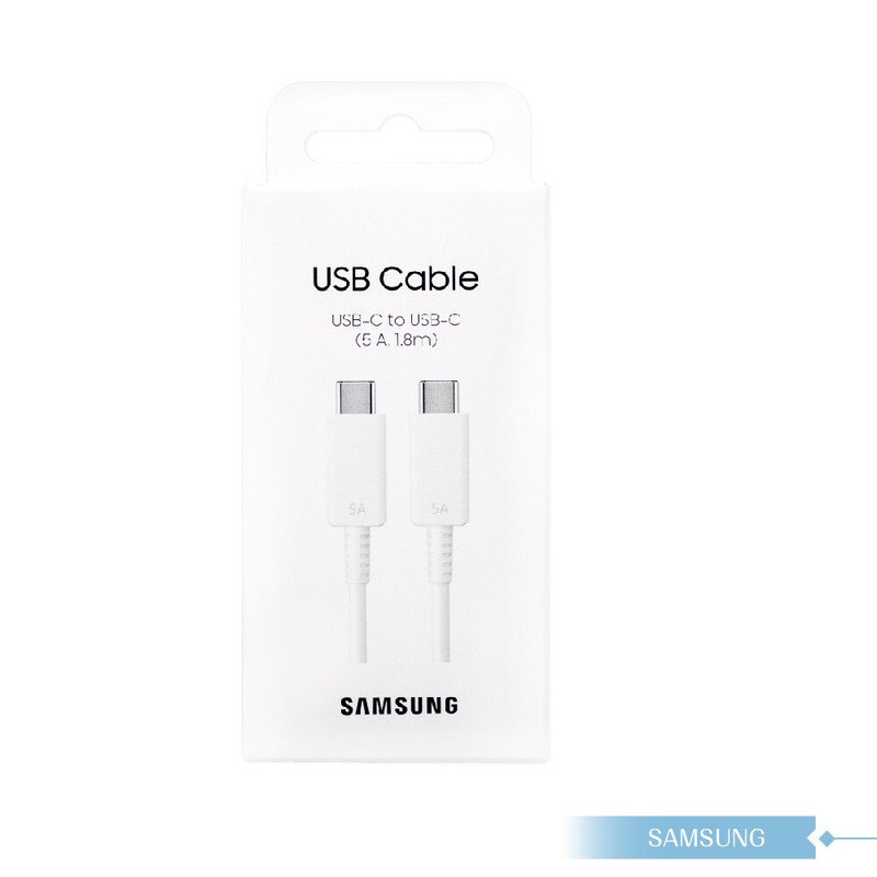 Original Samsung Official Dual Type-C Cable (5A,1.8m) for S23 Series / EP-DX510 gallery