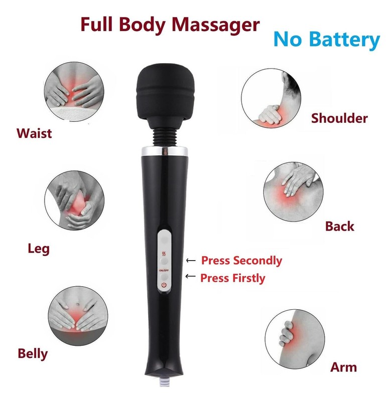 Vibrating Massager Powerful Big Electric Back Massagers for Sports ... Fast Ship gallery