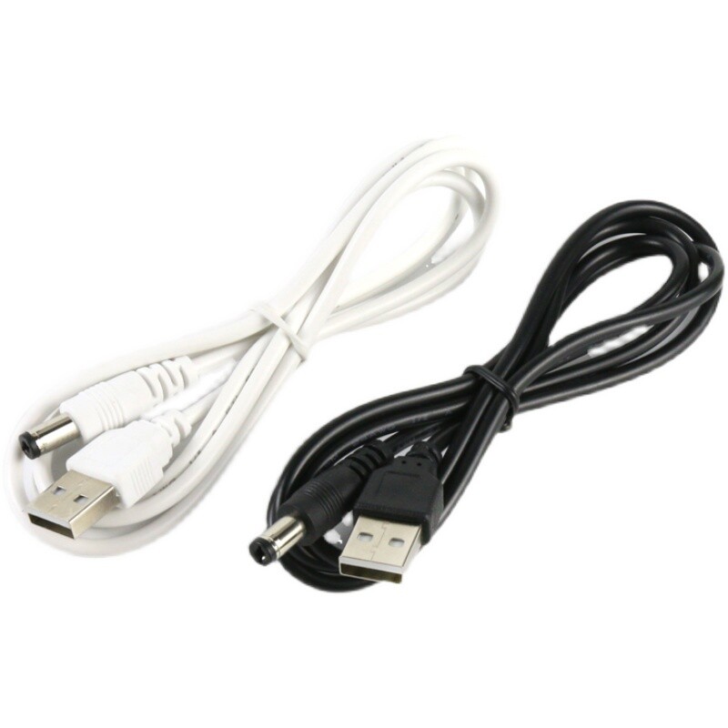 USB DC 5V Jack Charger Power Cable For Plug Adapter 5.5mmx2.1mm & 3.5mmx1.35mm gallery