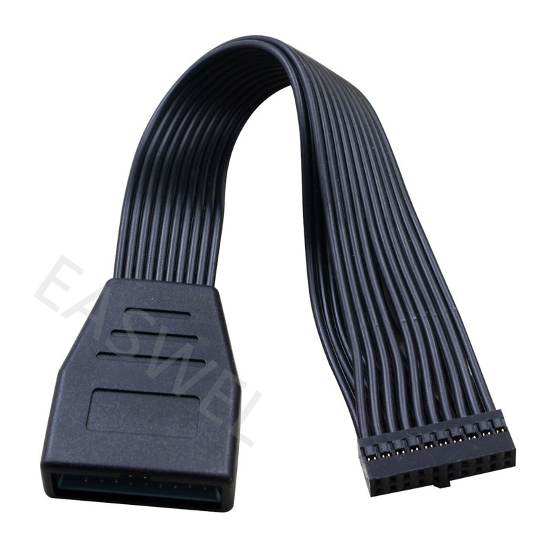 USB 3.0 20 pin male to female extension cable Motherboard 2 0pin data cable