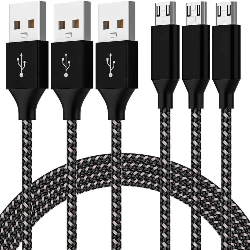 Heavy Duty Micro USB Fast Charger Data Cable Cord For Samsung Android HTC LG Lot