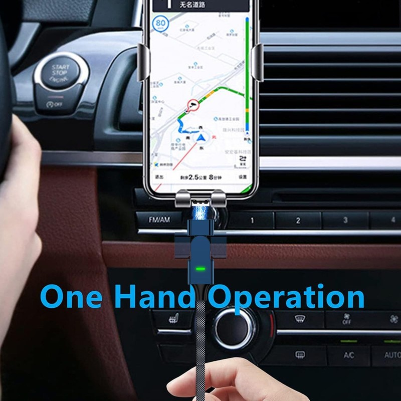 100W USB C Magnetic Charging Cable, 180° Rotation 2 in 1 Magnetic Phone Charg... gallery