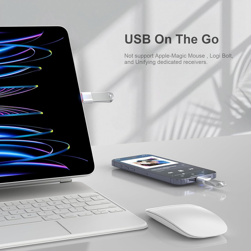 3Pack Upgraded USB C to USB Adapter, High-speed data Transfer, USB C Male to USB gallery