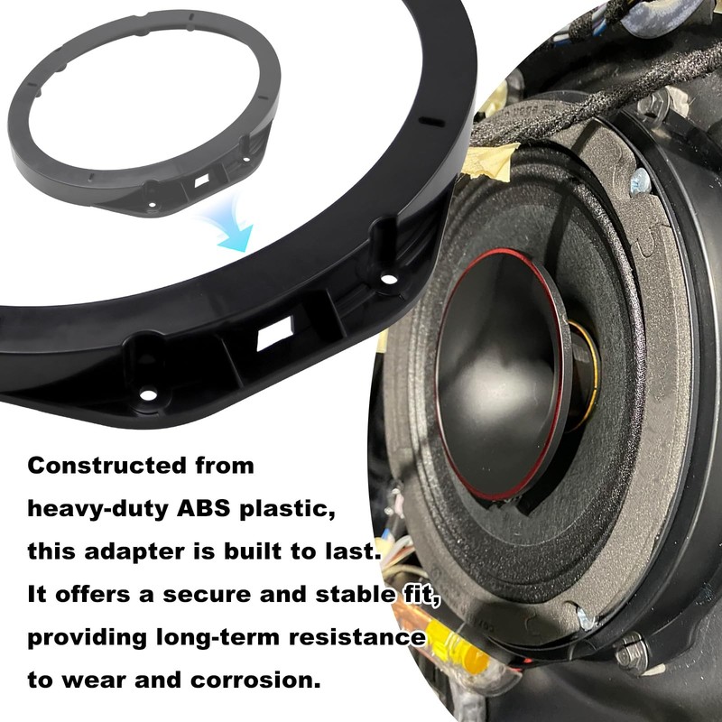 2PCS 6" x 9" Car Speaker Adapter Plates & Wire Connectors with Ford F150 2015... gallery