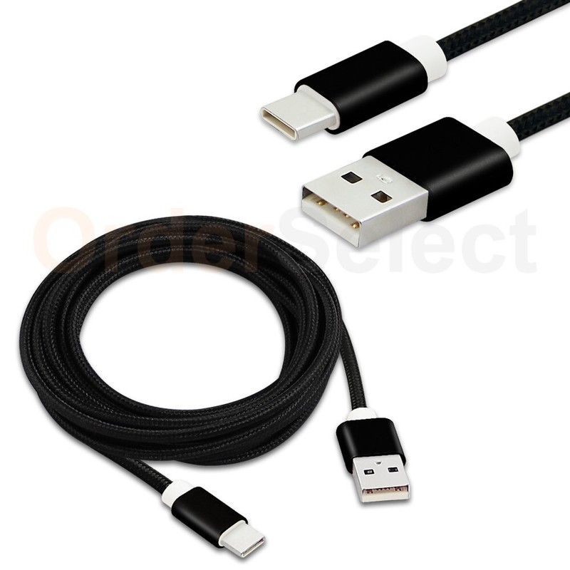 2X 10FT USB Type-C Braided Charger Cable Cord for Samsung Galaxy S22/S22+/S22 FE gallery