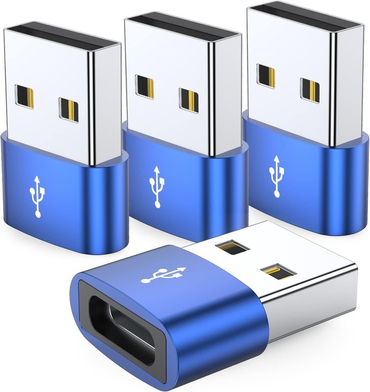Type C to USB A Charger Cable Converter
