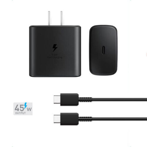 ⚡45W Type USB C Super Fast Wall Charger 6ft Cable For Samsung Galaxy S24 S23 S22 gallery