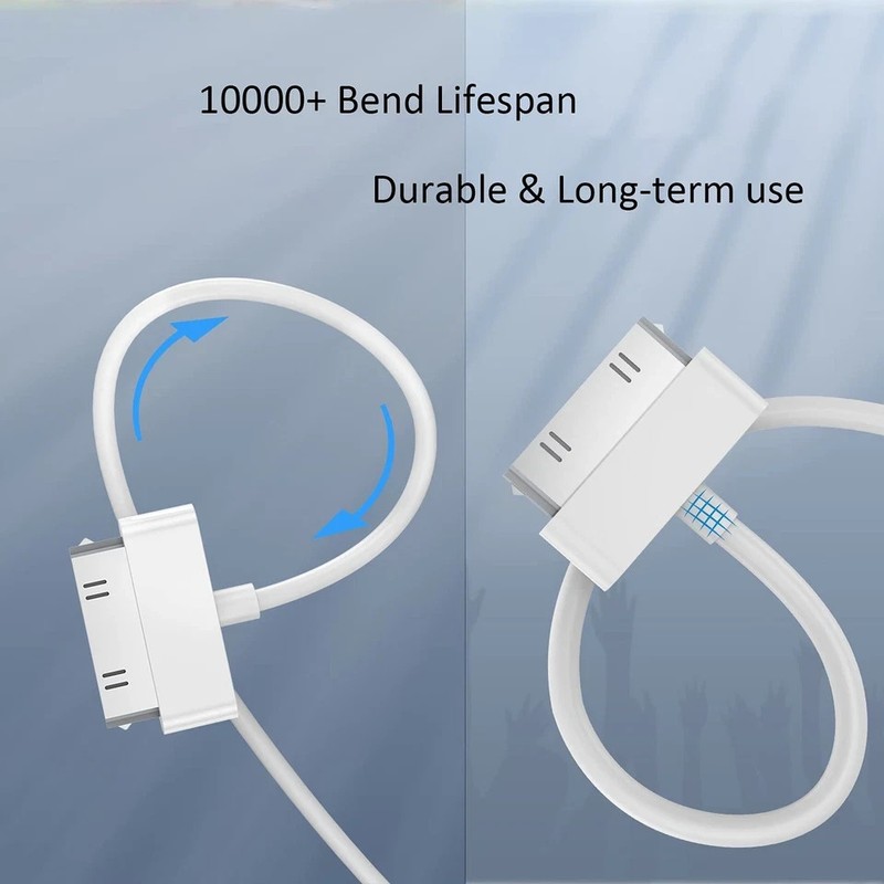 30 Pin USB Data Sync Cable Charger for Lot iPhone 4 4G 4S iPod Nano iPad 1/2/3 gallery
