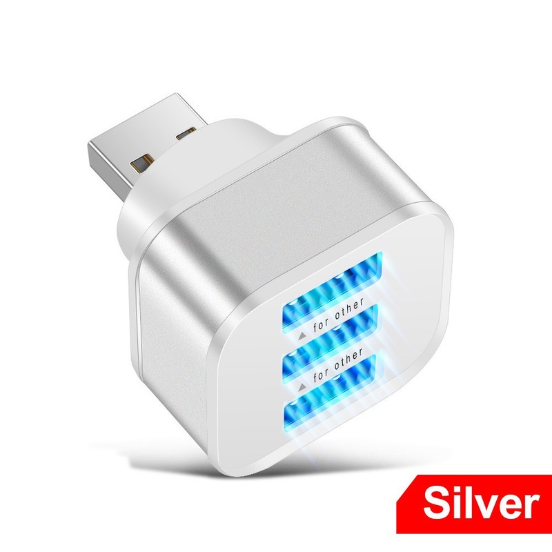 3-Port Mini USB 2.0 Expander Extender Charger Hub Splitter Adapter Connector 3Pc gallery