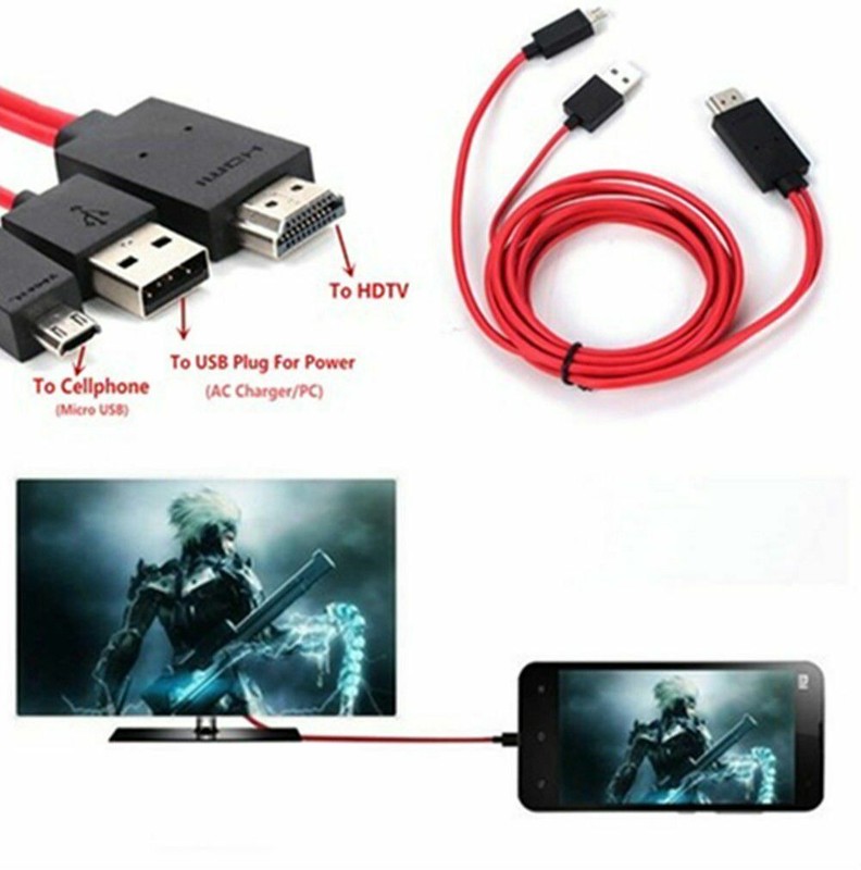 MHL micro USB 1080P HDMI HDTV AV TV Cable Adapter For Samsung Galaxy S5 Note 3 gallery
