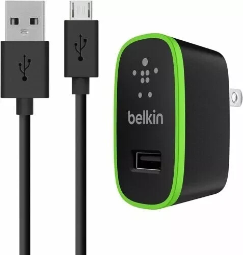 New Belkin Universal Home Charger Micro USB + Cable Samsung, LG, Etc 10 W