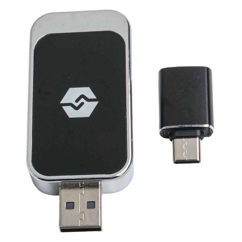 Sleek Black Wireless Adapter for For Carplay and For Android Auto Features gallery