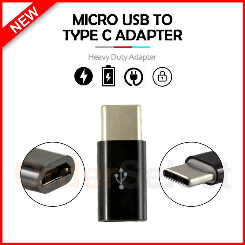 Micro USB to Type-C OTG Adapter for Cricket Debut/Dream 5G/Icon 2/Icon 3/Ovation