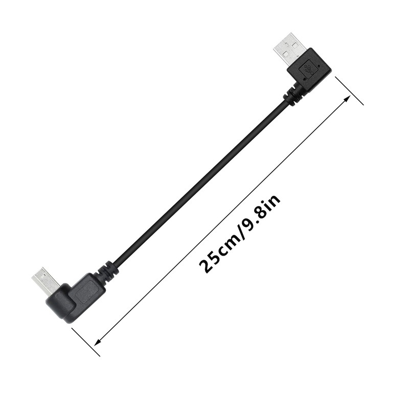 90 Degree Short USB Printer Cable 25CM Right Angle USB 2.0 Type A to B 2 PCS gallery