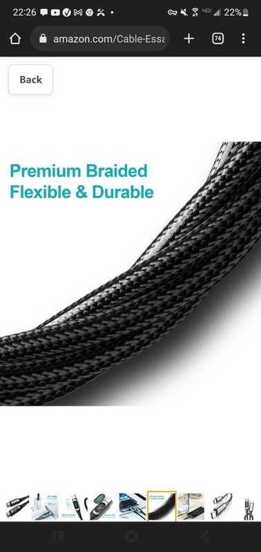 Essager 5A USB Type-C Cable gallery