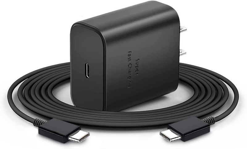 45W Fast Wall Charger Type USB-C Charging Cable For Samsung Galaxy S25 S24 S23