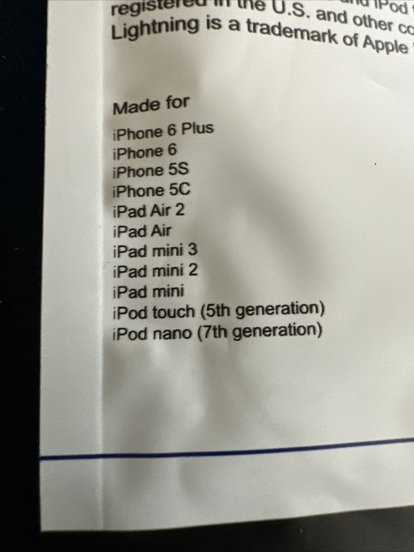 100 Charge Cords NEW In Package, iPhone IX-CC - For IPAD, IPHONE, IPOD!!! gallery