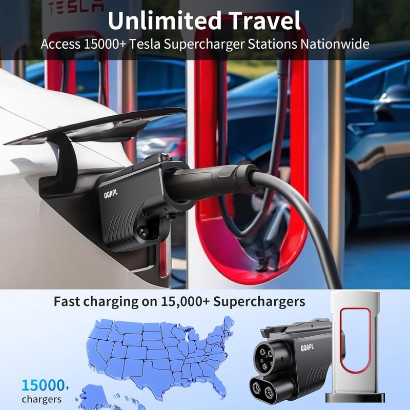 NACS to CCS Adapter UL2252 Certified 500A/1000V Adapter For Tesla Superchargers gallery