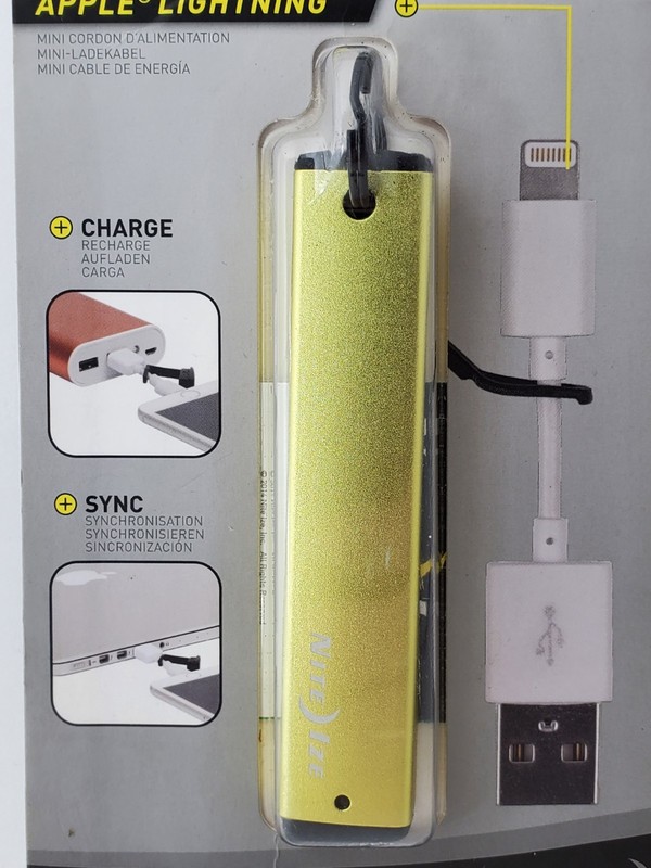 iPod iPhone iPad Mini Power Cord Nite Ize PowerKey Charge & Sync Data USB Cable gallery
