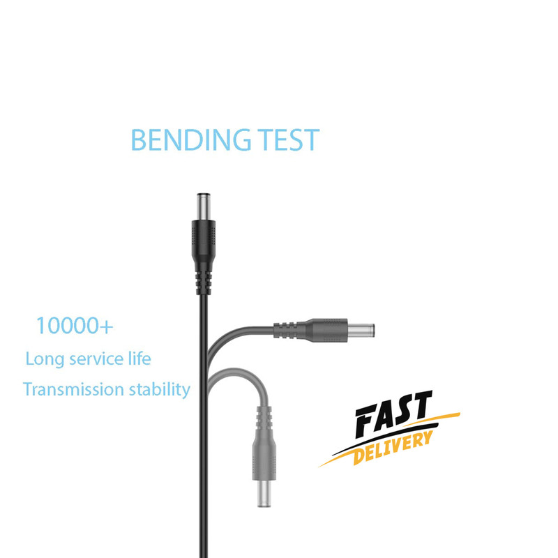 USB to DC 5V Power Cable 10 Connector Tips Universal Charger Cord 5FT Router Cam gallery