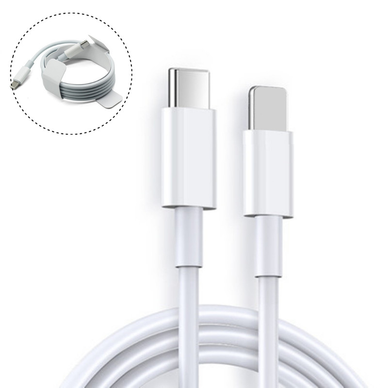 Type C 20W PD Fast Charger Adapter USB C To iPhone Cable For iPhone 14/13/12/11 gallery