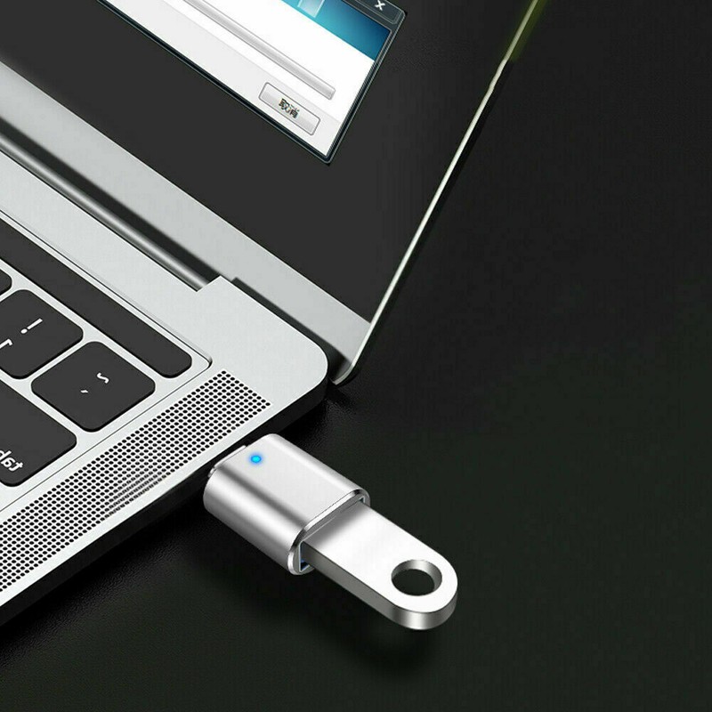 LED USB-C 3.1 Male to USB A Female Adapter Converter OTG Type C Android Phone gallery