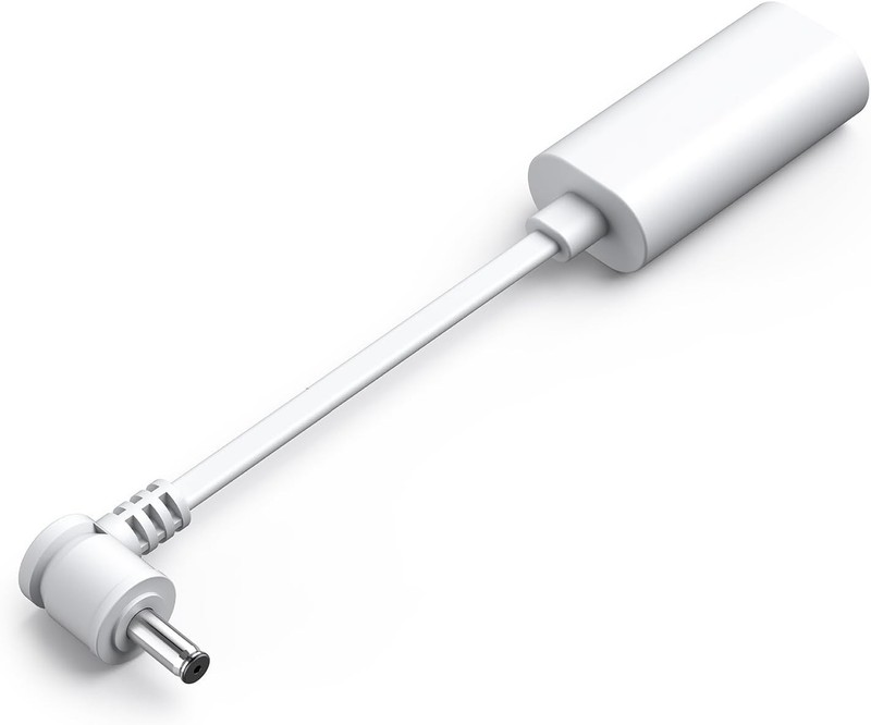 USB-C to Barrel Plug Adapter for Ring Security Cameras - Lightweight & Compact gallery
