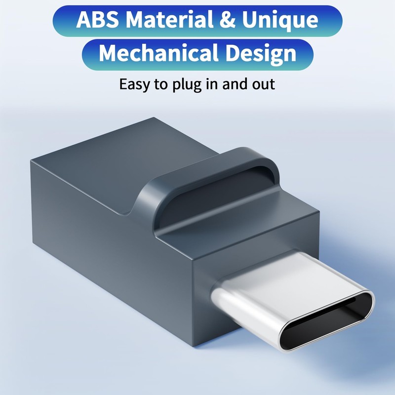 2 PCS Grey USB C to Micro USB Adapter Type C Male to Micro USB Female Connector gallery
