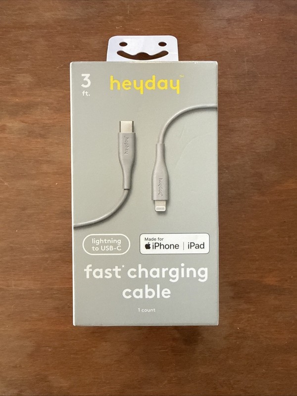 Heyday Fast Charging Cable Usb-c To iPhone Connector 6ft