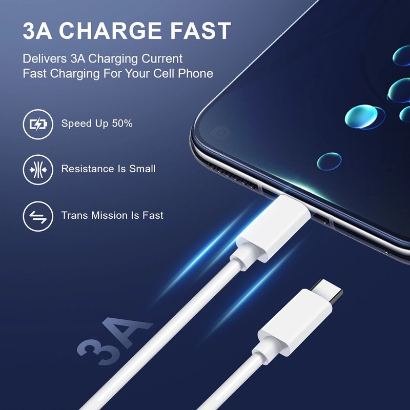 USB-C to USB C Type-C Fast Charging Data SYNC Charger Cable Cord 3/6/10FT lot gallery