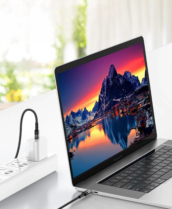 USB-C to PD 100W 5A Fast Charger Dual Type C Charging Data Sync USB Cable gallery