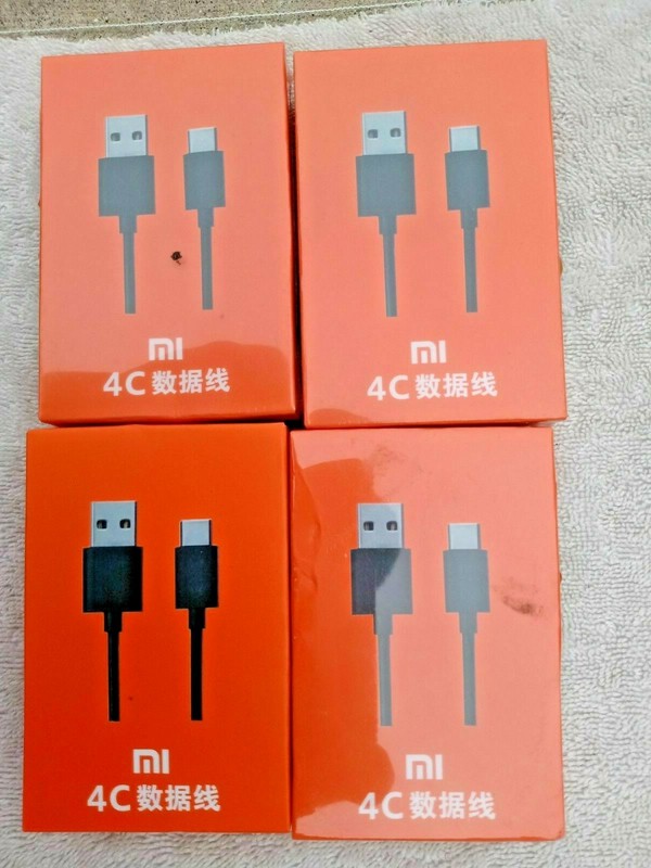 Lot of 4 MI Type-C Fast Charging Data SYNC Charger Cable Cord 3.3 FT LONG NEW